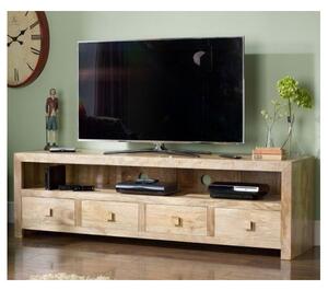 TV stolík Hina 160x50x45 z mangového dreva Mango natural