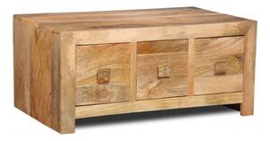 Konferenčný stolík Hina so zásuvkami 90x40x60 z mangového dreva