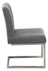 Konzolová stolička Boss vintage sivá