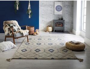 Sivý vlnený koberec Flair Rugs Diego, 160 x 230 cm