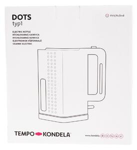 TEMPO-KONDELA DOTS, set kuchynských spotrebičov, 5 ks, ružová