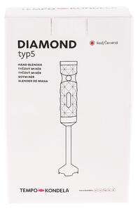 TEMPO-KONDELA DIAMOND TYP 5, tyčový mixér, červená, plast/nerezová oceľ