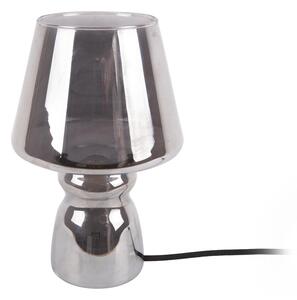 Sivá sklenená stolová lampa Leitmotiv Classic Glass, ø 16 cm