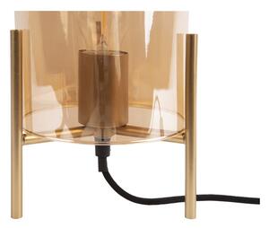 Sklenená stolová lampa v zlatej farbe Leitmotiv Glass Bell