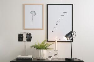 Čierna stolová lampa Leitmotiv Husk