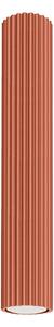 Stropné svietidlo Karbon, 1x okrovo červené kovové tienidlo, (40 cm)