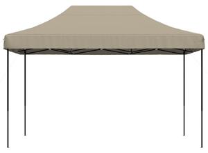 Skladací pop-up párty stan sivohnedý 410x279x315 cm