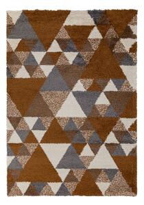Oranžovo-sivý koberec Flair Rugs Nuru, 80 x 150 cm