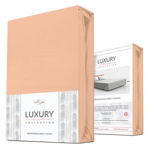 JERSEY PRESTIERADLO 90X200 CM, VÝŠKA 30 CM SVETLORUŽOVÉ