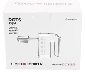 TEMPO-KONDELA DOTS TYP 4, ručný mixér, ružová, plast/kov
