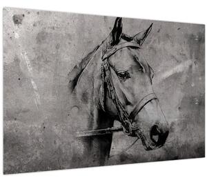 Obraz - Portrét koňa (90x60 cm)