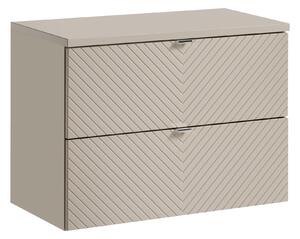 Comad Kúpeľňová skrinka pod doskové umývadlo SET-VIC B Cashmere 80 kašmír