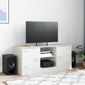 TV skrinka biela 99x39x44 cm oceľ