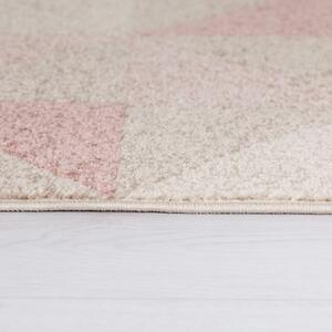 Ružový koberec Flair Rugs Urban Triangle, 60 x 220 cm