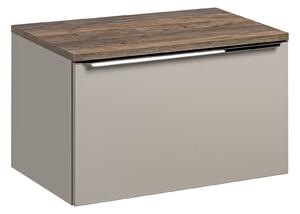 Comad Kúpeľňová skrinka pod doskové umývadlo SET-SFT B 80 Santa Fe Taupe/sivá