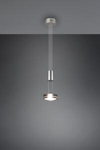 Trio 326510107 LED závesné stropné svietidlo Franklin 1X9W | 1050lm | 3000K - 3 fázové stmievanie, nastaviteľná výška, matný nikel