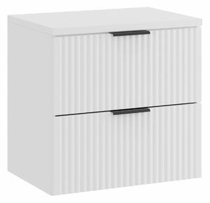 Comad Kúpeľňová skrinka pod doskové umývadlo Adel White SET-ADW B 60 biela