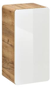 Comad Doplnková kúpeľňová skrinka nízka Aruba White 35 dub craft/biela