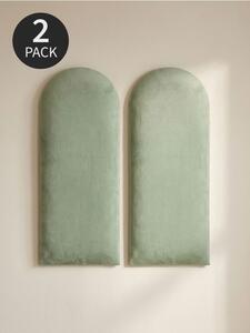Sinsay - Čalúnené nástenné panely 2 pack - bledozelená