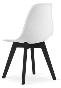 PreHouse KITO stolička - biela / nohy čierne