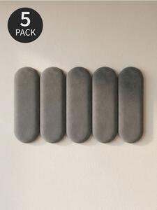 Sinsay - Čalúnené nástenné panely 5 pack - svetlošedá