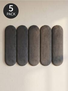 Sinsay - Čalúnené nástenné panely 5 pack - tmavosivá