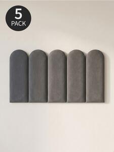 Sinsay - Čalúnené nástenné panely 5 pack - tmavosivá