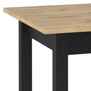 Jedálenský stôl QUANT 10 dub artisan/čierna