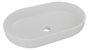 Comad Keramické umývadlo na dosku RIVER 2 CONCRETE GREY MATT UN 55, sivá