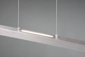 Trio 375510407 LED závesné stropné svietidlo Belfast 1x44W | 4400lm | 3000K | IP20 - 3 fázové stmievanie, horné / dolné osvetlenie, nepriame svetlo, nikel