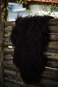 Ovčia kožušina Islandská ovca čierna