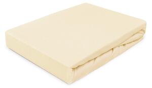 DETSKÉ JERSEY PRESTIERADLO 019 60X120 CM KRÉMOVÉ