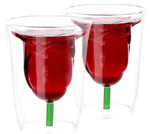 KONDELA Termo poháre na víno a drinky, set 2 ks, 180 ml, HOTCOLDER TYP 27