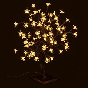 Nexos 1129 Dekoratívne LED osvetlenie - strom s kvetmi, teple biele