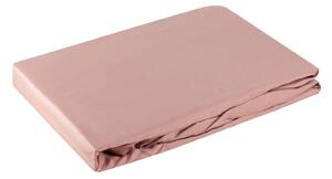 MAKOSATÉNOVÉ PRESTIERADLO NOVA 180X200 CM, VÝŠKA 30 CM PÚDROVO RUŽOVÉ