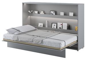 Jednolôžková sklápacia posteľ BED CONCEPT 2 sivá, 120x200 cm