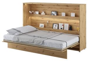 Jednolôžková sklápacia posteľ BED CONCEPT 2 dub artisan, 120x200 cm