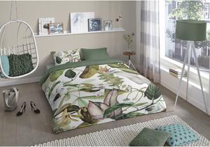 Flanelové obliečky na dvojlôžko Good Morning Flora, 200 x 220 cm