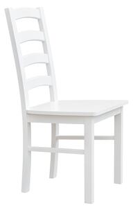 Stolička 01, buk, farba biela, séria Belluno Elegante