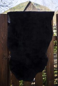 Ovčia kožušina čierna strihaná (Rozmer 110x65 cm )