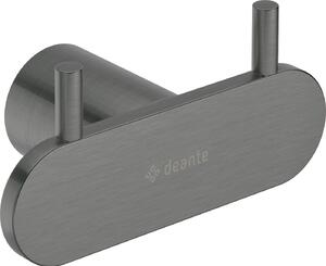 Deante Kúpeľňový háčik Round, držiak na uteráky - ADR D121, titán