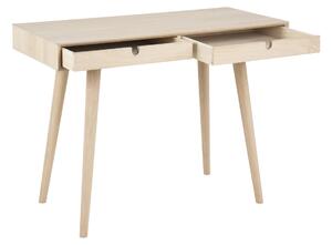 Dizajnový písací stôl Nadia 100 cm, dub