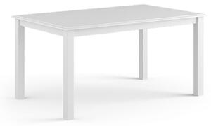 Stôl rozkladací, borovica, farba biela, séria Belluno Elegante, rozmer 93/150-197 cm