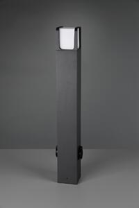 Trio 422167142 LED záhradné stĺpikové svietidlo s 2 zásuvkami Ebro 1x6W | 3000K | IP54 - typ schuko