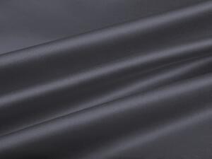 Látka polyesterový satén LUX-020 Antracitovo sivá - šírka 150 cm
