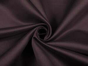 Biante Saténový oválny obrus polyesterový Satén LUX-019 Čokoládovo hnedý 100x140 cm