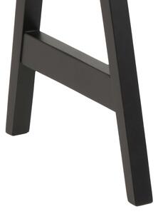 Dizajnový písací stôl Nathaly 126 cm, čierny