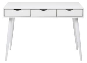 Dizajnový písací stôl Nature 110 cm, biely