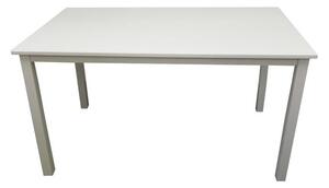 Jedálenský stôl Astro 135 cm - biela