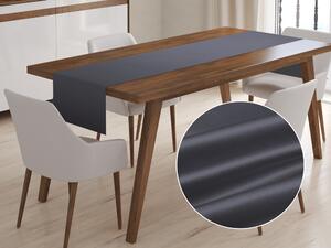 Biante Saténový behúň na stôl polyesterový Satén LUX-020 Antracitovo sivý 20x120 cm